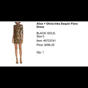 Alice and Olivia dress